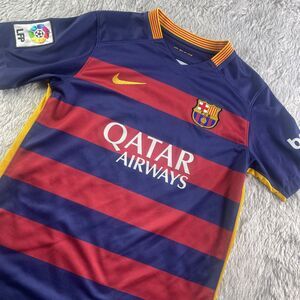 FC Barcelona Jersey Youth Large Blue Red Yellow Home Stadium Kit Nike LALIGA